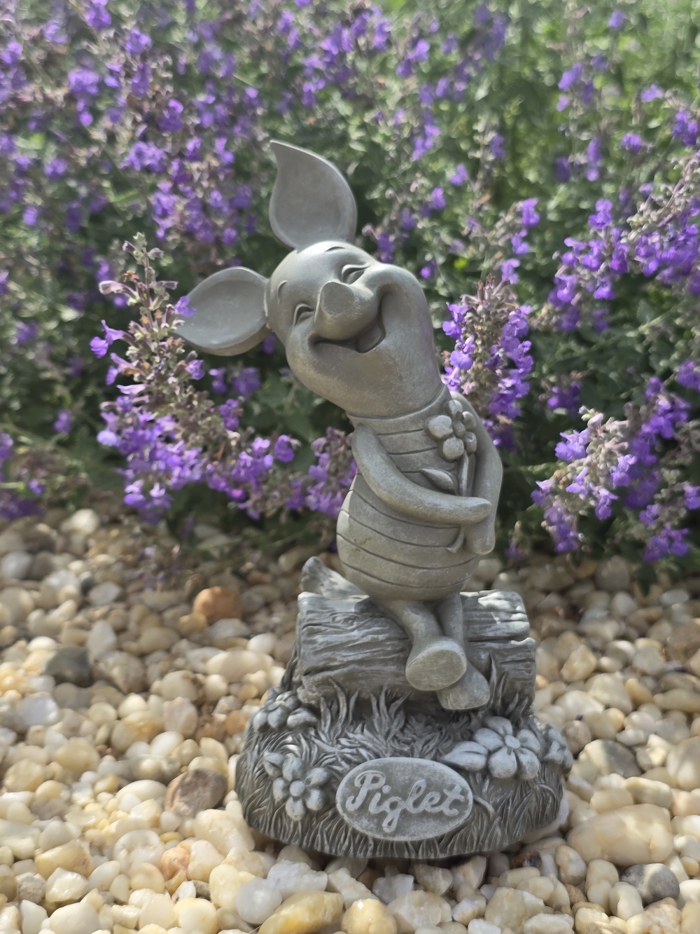 Rare Vintage "Piglet" White Swan Disney Resin  Garden Statue 8.5” 90's/Y2K EUC